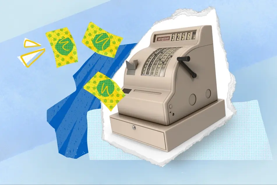 Illustration of a cash register.